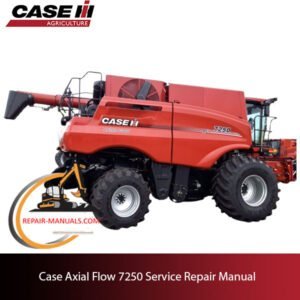 Case Axial Flow 7250 Service Repair Manual, showcasing diagrams and instructions for maintenance and repairs