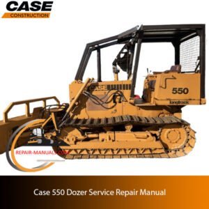 Case 550 dozer service repair manual, showcasing diagrams and guidelines for effective machine maintenance and repairs