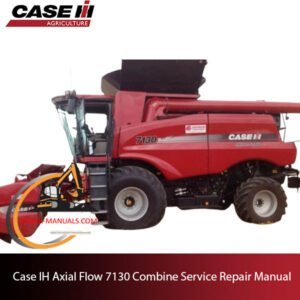 Case 7130 combine service repair manual, showcasing diagrams and repair guidelines for maintenance and troubleshooting