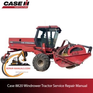 Case IH 8820 swather service repair manual, showcasing essential maintenance guidelines and troubleshooting tips
