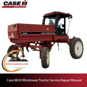 Case IH 8830 windrower service repair manual, showcasing essential maintenance guidelines and troubleshooting tips