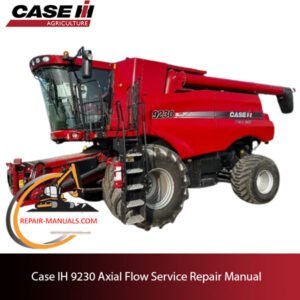 Case IH 9230 Axial Flow service repair manual, showcasing essential maintenance guidelines and troubleshooting tips