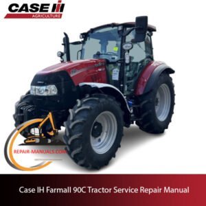 Case Farmall 90C tractor service repair manual, showcasing essential maintenance guidelines and troubleshooting tips