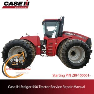 the service repair manual for Case IH Steiger 550 Tractor, including maintenance tips and troubleshooting guides