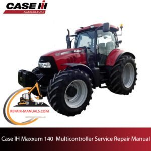Case Maxxum 140 Multicontroller service repair manual, showcasing detailed diagrams and maintenance instructions