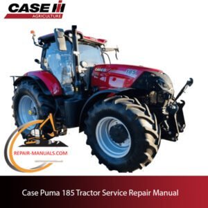 Case Puma 185 tractor service repair manual, showcasing detailed repair procedures and specifications for maintenance
