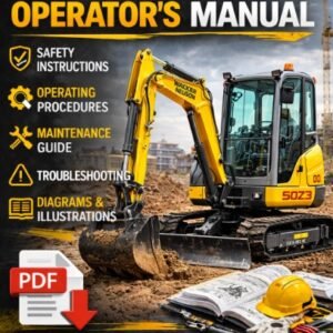 Access the Wacker Neuson 50z3 Excavator Operator's Manual as a downloadable PDF file