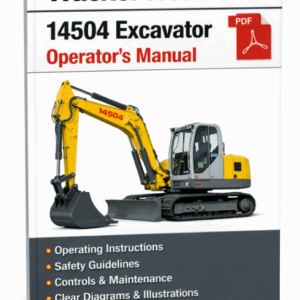 Parts manual for Wacker Neuson 14504 Excavator, showcasing diagrams and specifications for efficient servicing