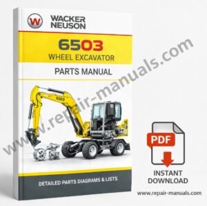 Wacker Neuson 6503 Wheel Excavator Parts Manual