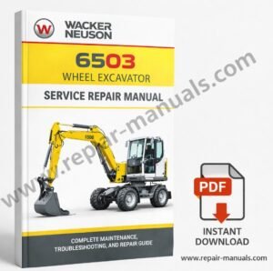 Wacker Neuson 6503 Wheel Excavator Service Repair Manual