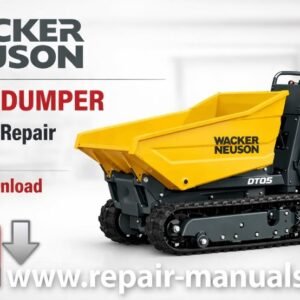 Operator's Manual for Wacker Neuson DT05 Dumper, detailing usage instructions and safety information