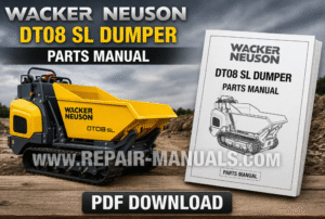 Wacker Neuson DT08 SL Dumper Parts Manual