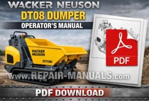 Wacker Neuson DT08 Dumper Operator's Manual