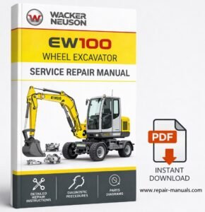 Wacker Neuson EW100 Wheel Excavator Service Repair Manual
