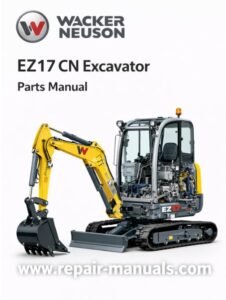 Wacker Neuson EZ17 CN Excavator Parts Manual