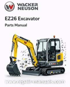 Wacker Neuson EZ26 Excavator Parts Manual