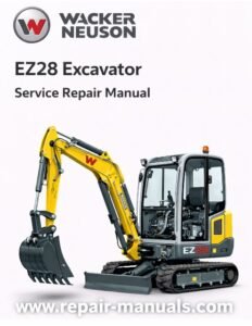 Wacker Neuson EZ28 Excavator Service Repair Manual