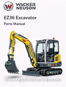 Wacker Neuson EZ36 Excavator Parts Manual