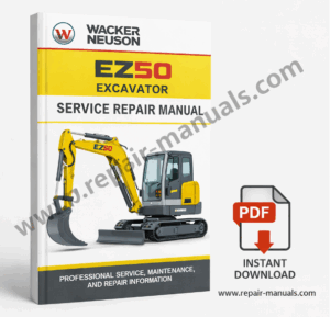 Wacker Neuson EZ50 Excavator Service Repair Manual