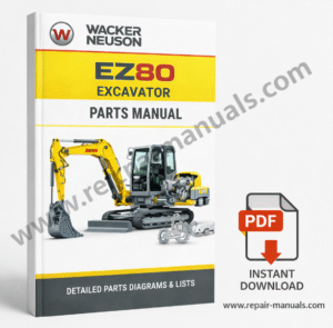 Wacker Neuson EZ80 Excavator Parts Manual