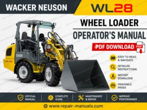 Wacker Neuson WL28 Wheel Loader Operator's Manual