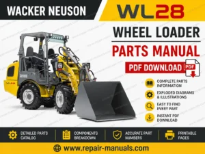 Wacker Neuson WL28 Wheel Loader Parts Manual