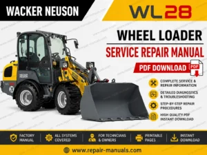 Wacker Neuson WL28 Wheel Loader Service Repair Manual
