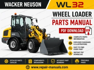 Wacker Neuson WL32 Wheel Loader Parts Manual