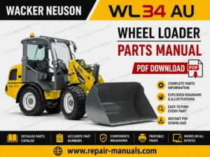 Wacker Neuson WL34 AU Wheel Loader Parts Manual