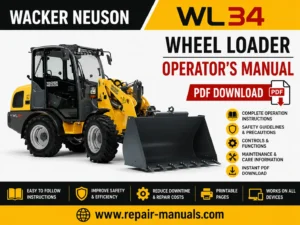 Wacker Neuson WL34 Wheel Loader Operator's Manual