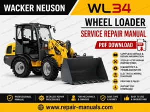 Wacker Neuson WL34 Wheel Loader Service Repair Manual
