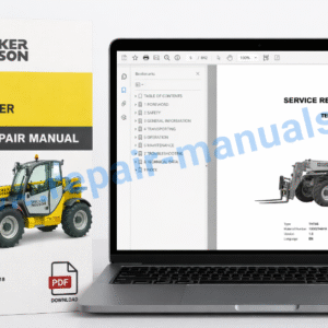 Wacker Neuson TH942 Telehandler Service Repair Manual cover featuring the model and technical illustrations