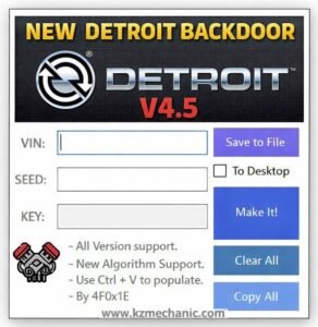 NEW Detroit Backdoor v4.5