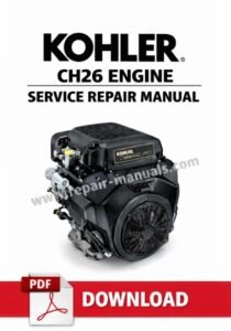 Kohler CH26 Engine Service Repair Manual