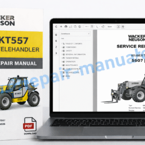 Service Repair Manual for Wacker Neuson 5507 and KT557 Kramer Telehandler detailing maintenance and troubleshooting guidelines