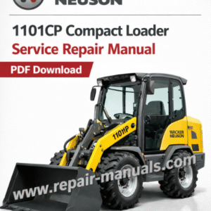 Service Repair Manual for Wacker Neuson 1101CP Compact Loader, showcasing diagrams and maintenance instructions
