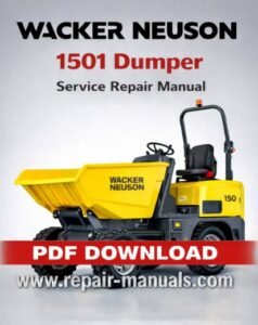 Wacker Neuson 1501 Dumper Service Repair Manual