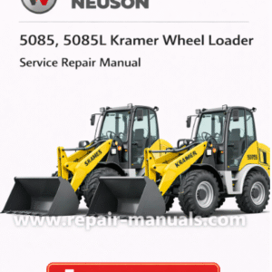 Service Repair Manual for Wacker Neuson 5085 and 5085L Kramer Wheel Loader, detailing maintenance procedures