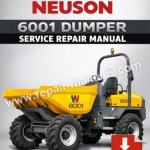 Service Repair Manual for Wacker Neuson 6001 Dumper, showcasing detailed diagrams and maintenance instructions