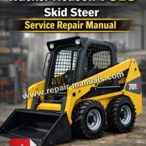 Wacker Neuson 701S Skid Steer Service Repair Manual showcasing technical illustrations and essential service details
