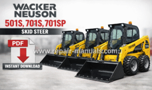Wacker Neuson 501S, 701S, 701SP Skid Steer Operator's Manual