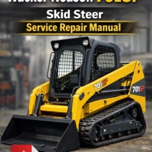 Service repair manual for Wacker Neuson 701SP Skid Steer, showcasing detailed diagrams and maintenance instructions