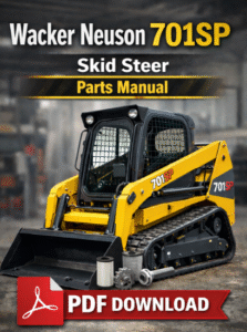 Wacker Neuson 701SP Skid Steer Parts Manual
