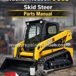 Parts manual for Wacker Neuson 901S Skid Steer, displaying diagrams and component details for maintenance