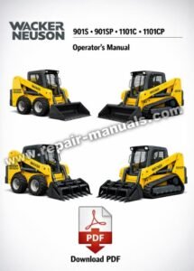 Wacker Neuson 901S, 901SP, 1101C, 1101CP Operator's Manual