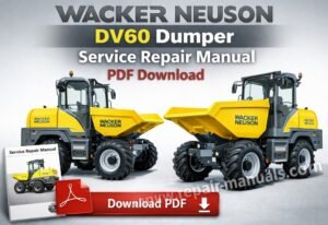 Wacker Neuson DV60 Dumper Service Repair Manual