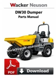Wacker Neuson DW30 Dumper Parts Manual
