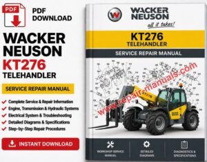 Wacker Neuson KT276 Telehandler Service Repair Manual