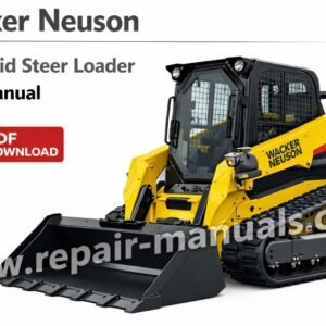 Parts manual for Wacker Neuson ST28 SkidSteer Loader, showcasing diagrams and parts list for maintenance and repairs