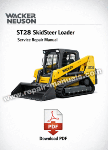 Wacker Neuson ST28 SkidSteer Loader Service Repair Manual